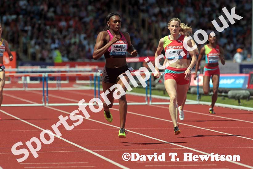 Perri Shakes-Drayton beats Eilidh Child 400 metres hurdles